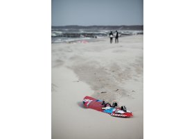 Surferzy na plaży, fot.M.Surowiec